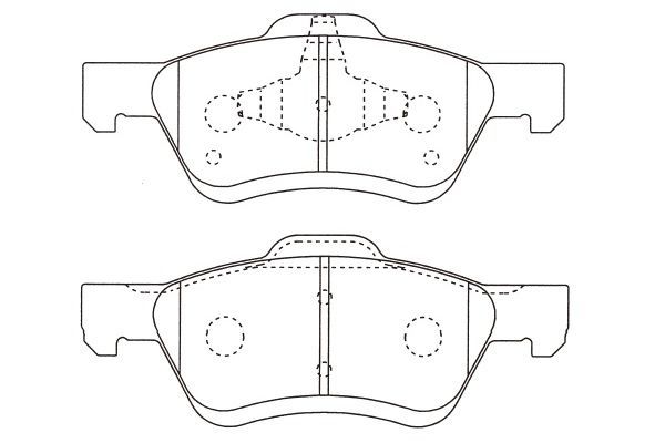 KAVO PARTS stabdžių trinkelių rinkinys, diskinis stabdys BP-4577